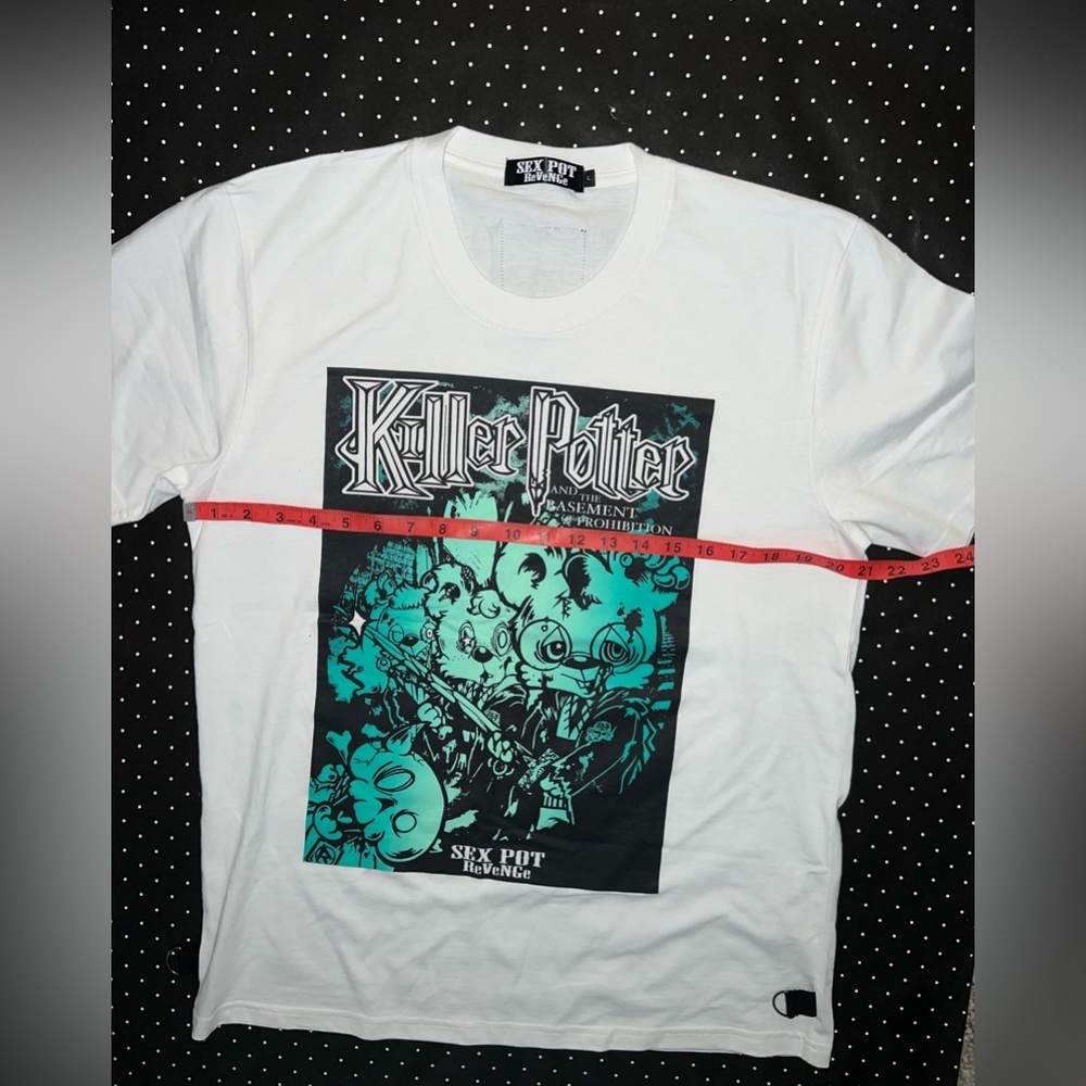 Sex Pot Revenge Shirt Men’s Large White Killer Potter - Picture 4 of 8